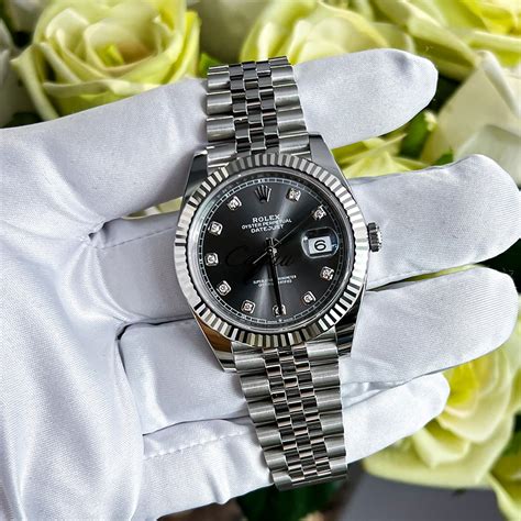 rolex datejust gold and stainless steel|Rolex Datejust 41mm white gold.